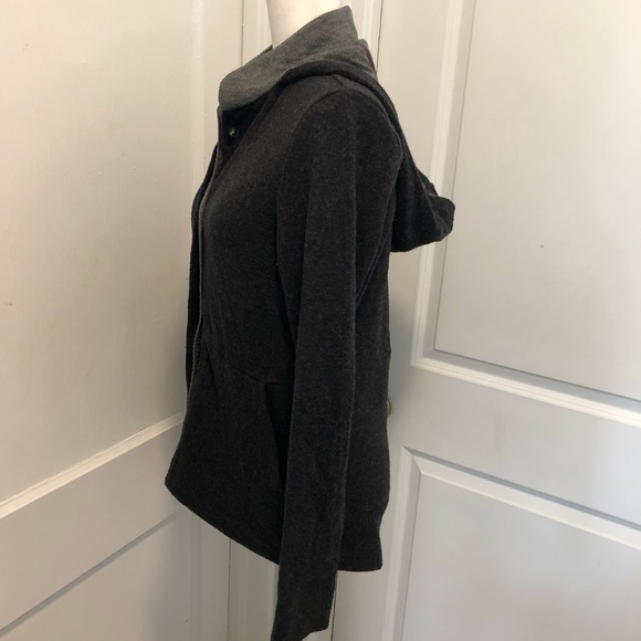 Horny toad ladies hooded sweater jacket wool mix size small - Picture 3 of 7